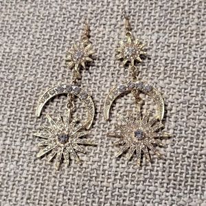 Statement celestial earrings